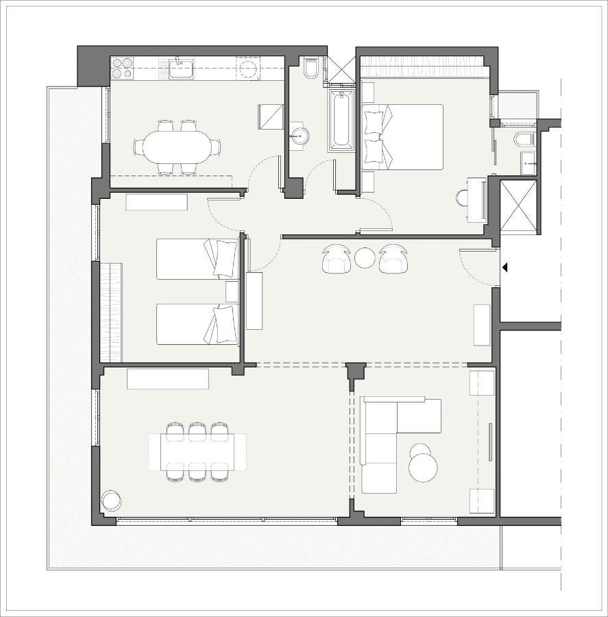 Happy Place! Big, Bright & Central - Ideal For Families And Groups Of Friends パトラ エクステリア 写真